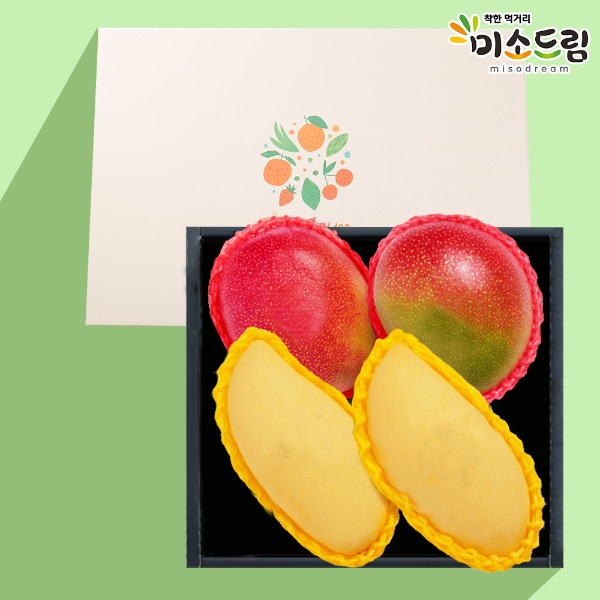 [회원전용][과일선물세트]미소드림 프리미엄 과일 혼합선물세트 7호(애플망고,망고)